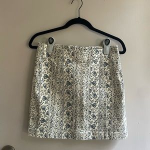 Free People Canvas pencil skirt